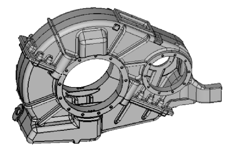 CAD model: Gearbox TGV