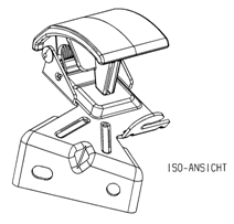 CAD model: Unlocking Device