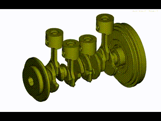 Multi Body Simulation of a Crankshaft